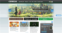 Desktop Screenshot of cenega.cz