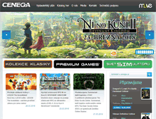 Tablet Screenshot of cenega.cz